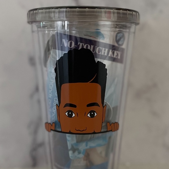 Mystery Items Inside Kids Handmade Afrocentric Acrylic Tumblers - Picture 3 of 7